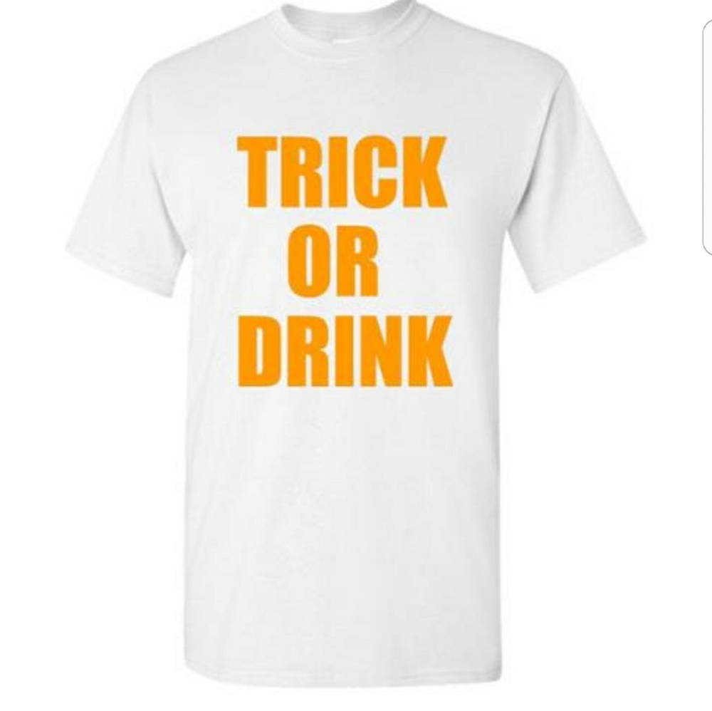 Trick or Drink Funny Halloween Tshirt